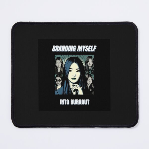 Item preview, "Branding Myself Into Burnout" Funny Pop Art for Entrepreneurs designed and sold by PopArtPreneur.