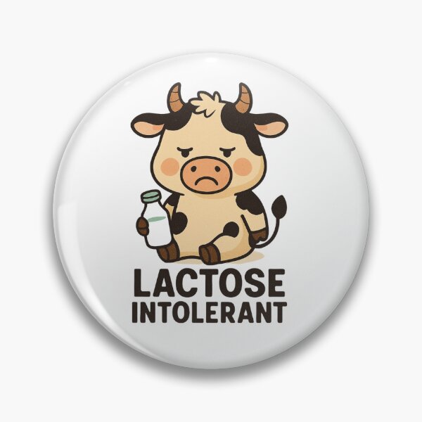 Artikelvorschau, Laktoseintolerante Kuh | Lustiges milchfreies Meme | süßes Cartoon-Design entworfen und verkauft von Stylewhimsy.