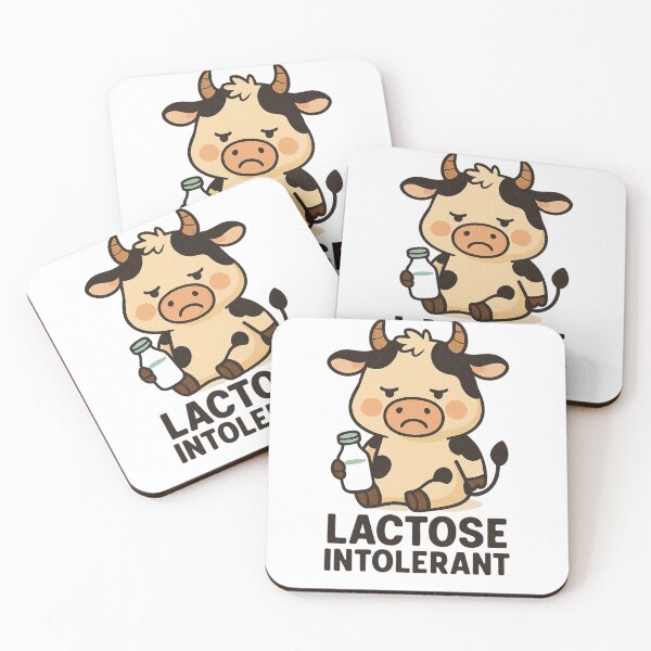Item preview, Lactose Intolerant Cow | Funny Dairy-Free Meme | cute cartoon design designed and sold by Stylewhimsy.