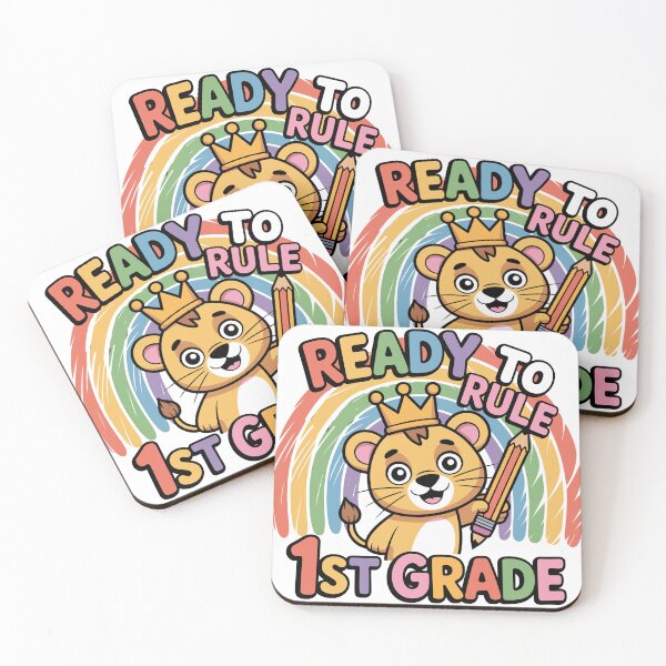 Item preview, Ready to Rule 1st Grade Rainbow Lion Design | Cute Back to School Shirt for Kids | First Day of School Gift for Students & Classrooms designed and sold by HahaHandlesHub.