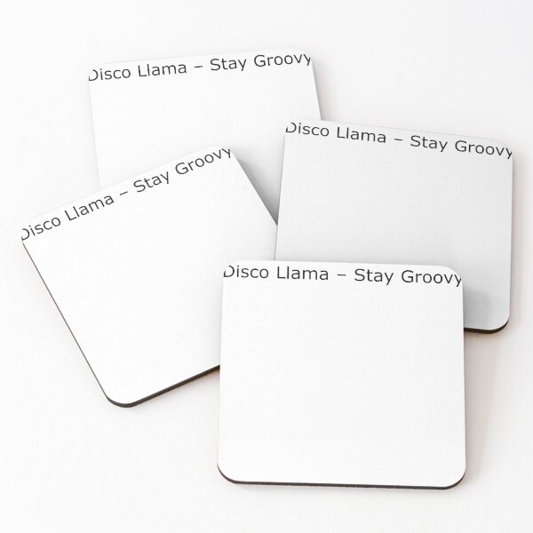 Item preview, Disco Llama – Black Retro Text for Groovy Style Fans designed and sold by Confuzz1ed.