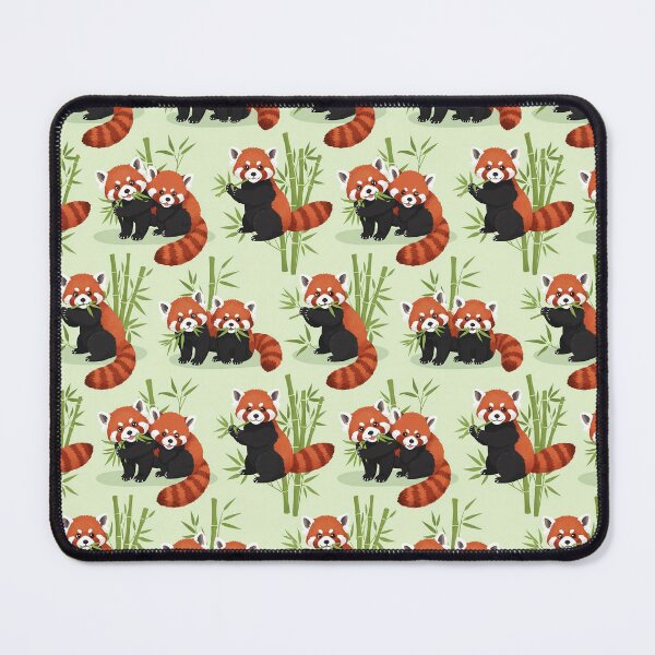 Item preview, Red Panda with Bamboo designed and sold by MythicPrompts.