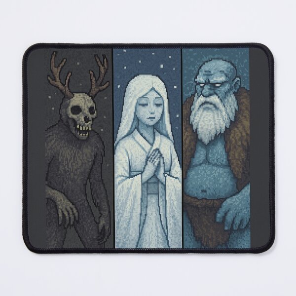 Item preview, Ijiraq, Yuki-Onna and Jotnar 08 designed and sold by AIfolklore.