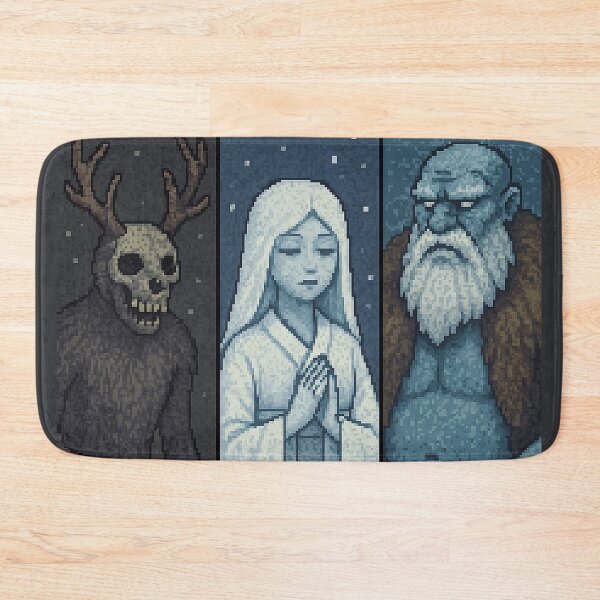 Item preview, Ijiraq, Yuki-Onna and Jotnar 08 designed and sold by AIfolklore.