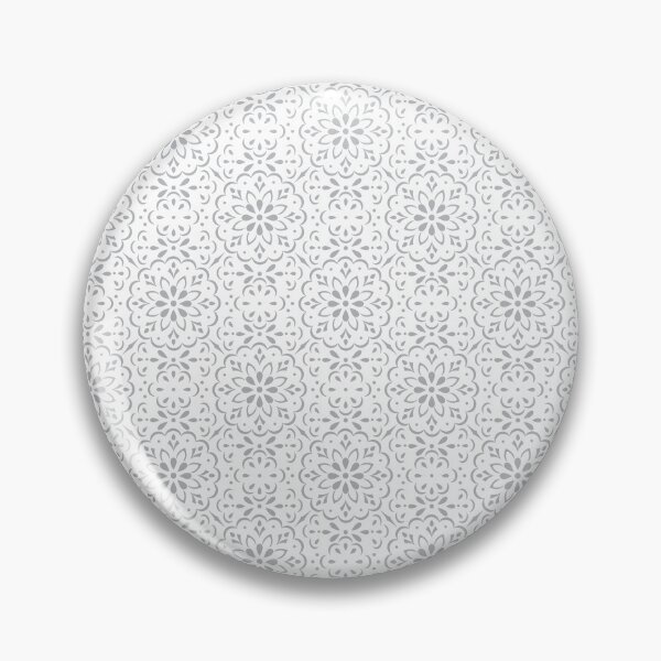 Item preview, Gray Medallion on White designed and sold by Floresco Studio.