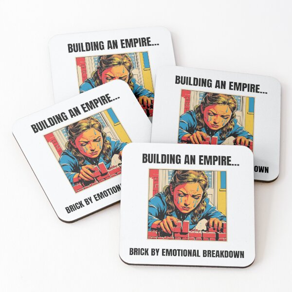 Item preview, "Building An Empire" Funny Pop Art For Entrepreneurs designed and sold by PopArtPreneur.