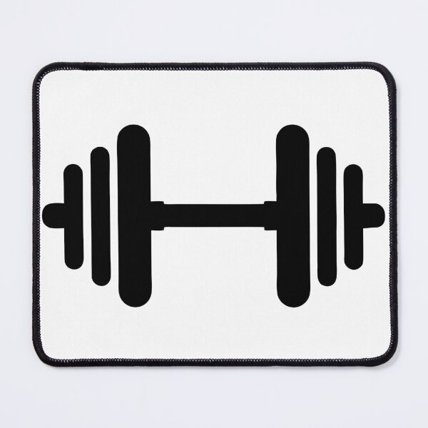 Item preview, Dumbbell Silhouette for Exercise – Minimalist Style designed and sold by AFernandesDSG.