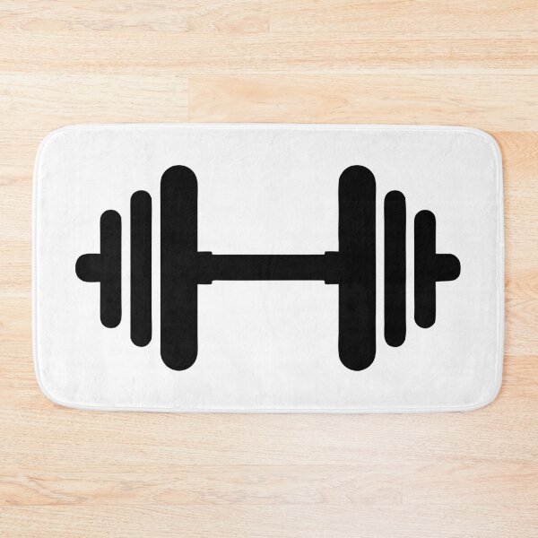 Item preview, Dumbbell Silhouette for Exercise – Minimalist Style designed and sold by AFernandesDSG.