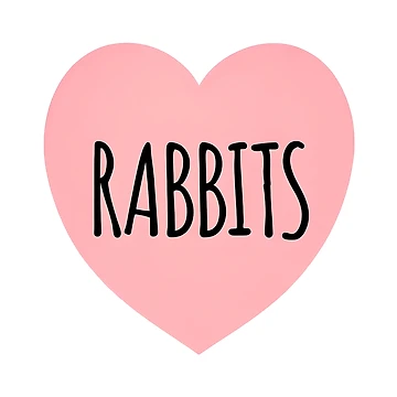 Artwork thumbnail, I Heart Rabbits by CharmStudio