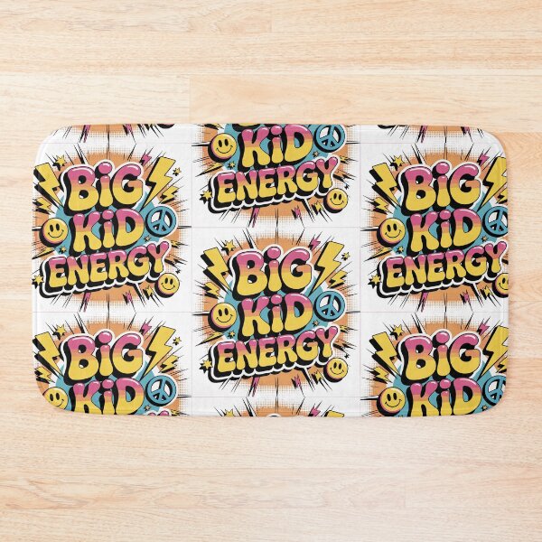 Item preview, Big Kid Energy Comic Style Back to School Design | Fun First Day Shirt for Kids, Tweens & Students | Retro Pop Art Vibes School Sticker designed and sold by HahaHandlesHub.