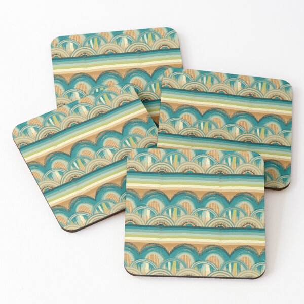 Item preview, Sand and Water Repeating Pattern designed and sold by Vibezgarden.