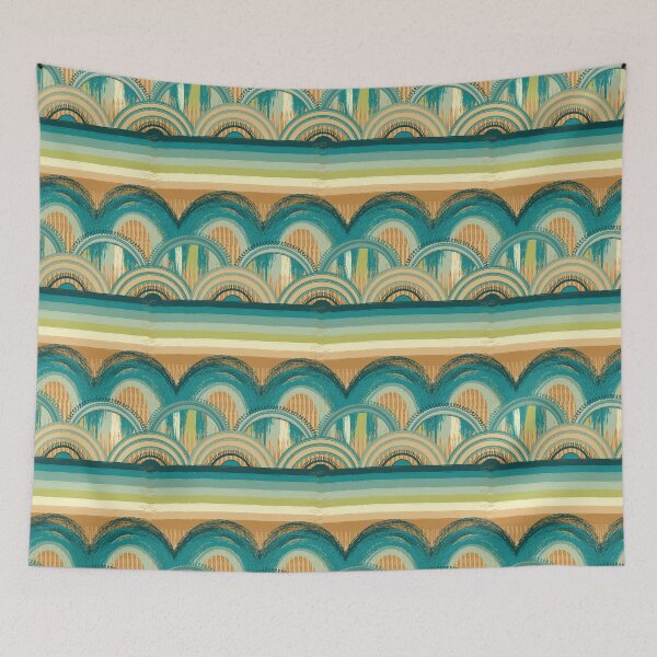 Item preview, Sand and Water Repeating Pattern designed and sold by Vibezgarden.
