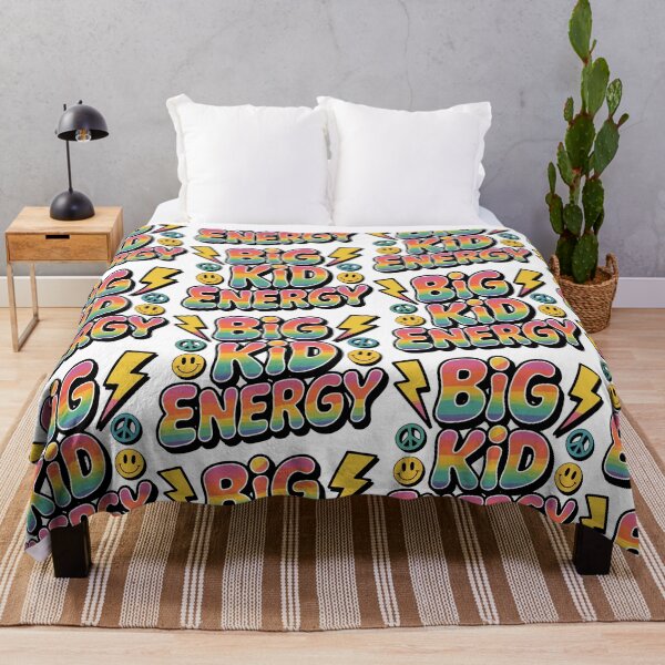 Item preview, Big Kid Energy Rainbow Back to School Design | Groovy Retro First Day Shirt for Kids & Tweens | Colorful Student Gift & School Sticker designed and sold by HahaHandlesHub.