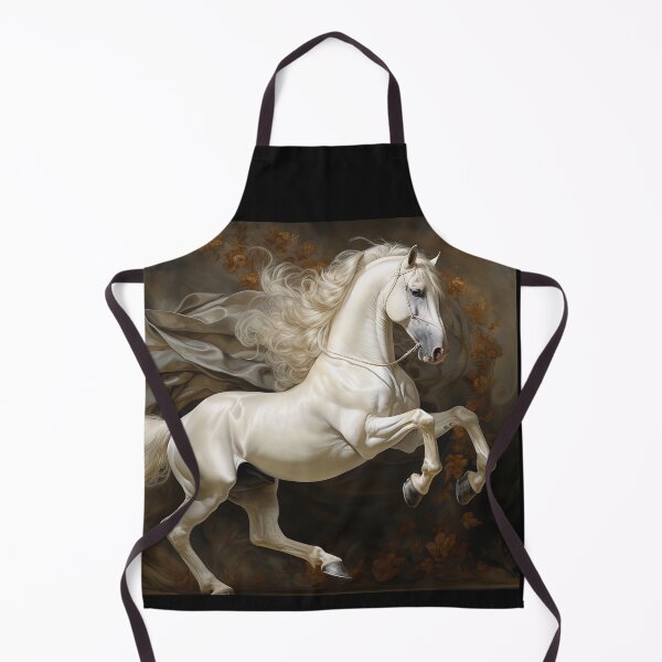 Item preview, White Stallion Rearing Horse designed and sold by CritterWisdom.
