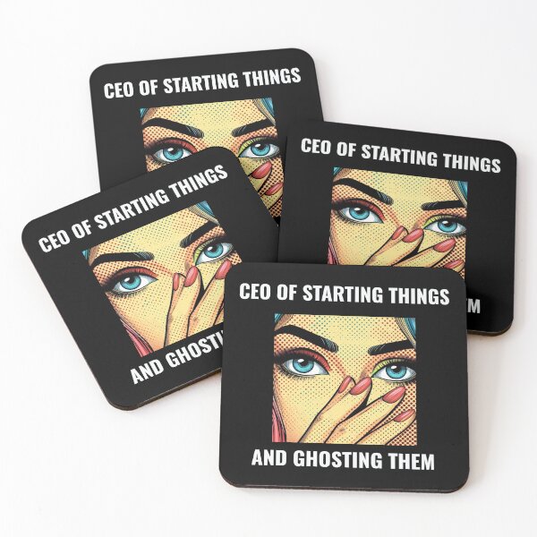 Item preview, "CEO of Ghosting" Funny Pop Art For Entrepreneurs designed and sold by PopArtPreneur.