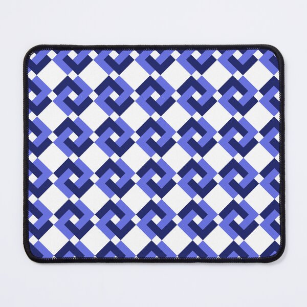 Item preview, Geometric blue pattern designed and sold by abudantiahouse.