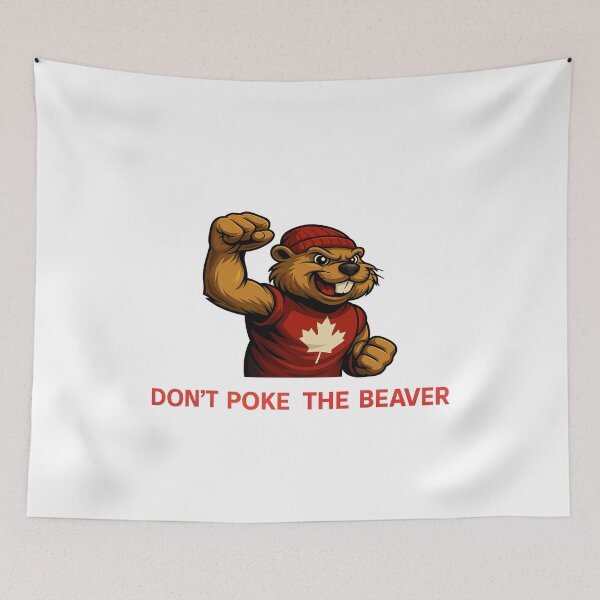Item preview, Don't poke the beaver 2 designed and sold by StupidWorldHQ.