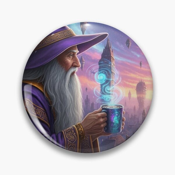 Item preview, Waking Wizard Morning Brew designed and sold by MythicPrompts.