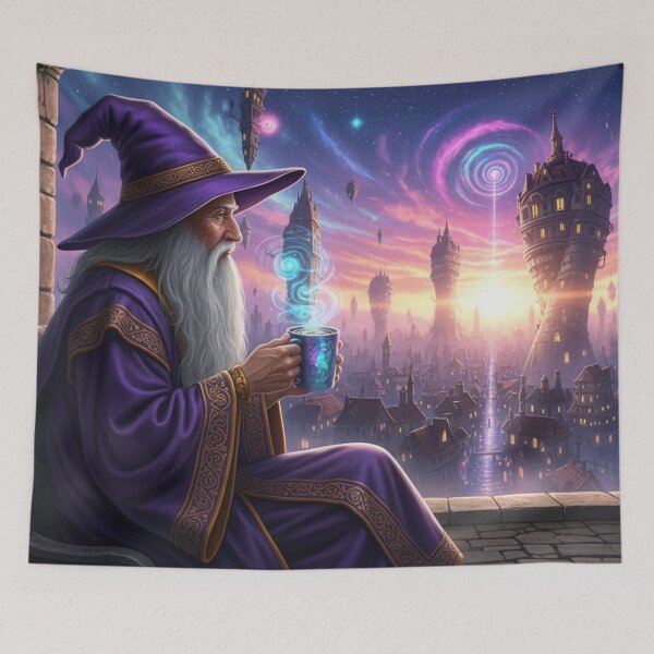 Item preview, Waking Wizard Morning Brew designed and sold by MythicPrompts.