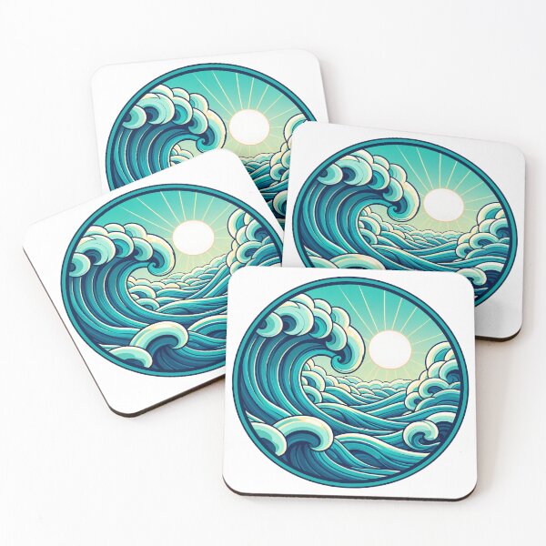 Item preview, Sea waves designed and sold by JrSkDesign ✅ .