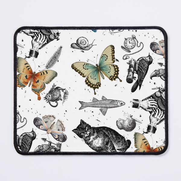 Item preview, Anthropology Dresser Drawer Contents Butterflies and Fish designed and sold by Catawampus-Cat.