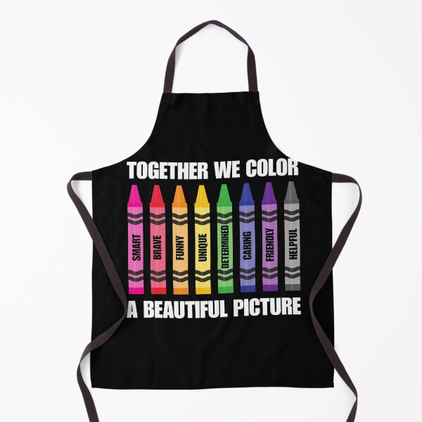 Item preview, Together We Color A Beautiful Picture Crayons Teacher Therapy designed and sold by BeansHotTees.