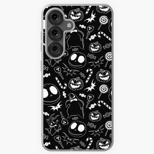 Aperçu de l'œuvre Cauchemar d'Halloween - Motif noir et blanc créée et vendue par Joanna Zourmpaki.