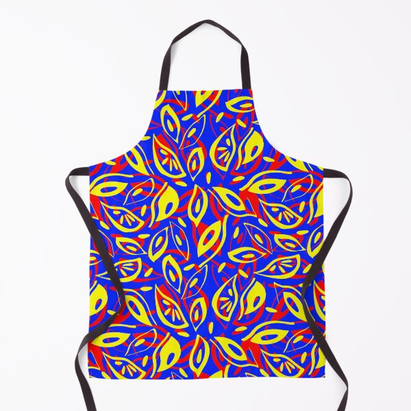Item preview, Tropical Red Yellow and Blue Pattern Seamless Repeat designed and sold by Sharon Schwalbe.
