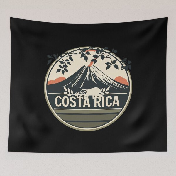 Item preview, Retro Costa Rica: Volcanoes, Wildlife & Nature designed and sold by Claustronautas.