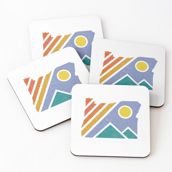 Item preview, Oregon retro vintage mountains hiking cascades  designed and sold by billyperks.