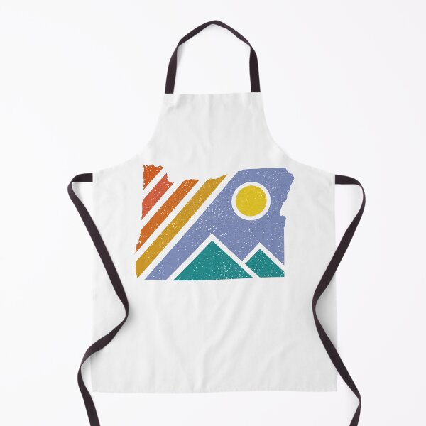 Item preview, Oregon retro vintage mountains hiking cascades  designed and sold by billyperks.