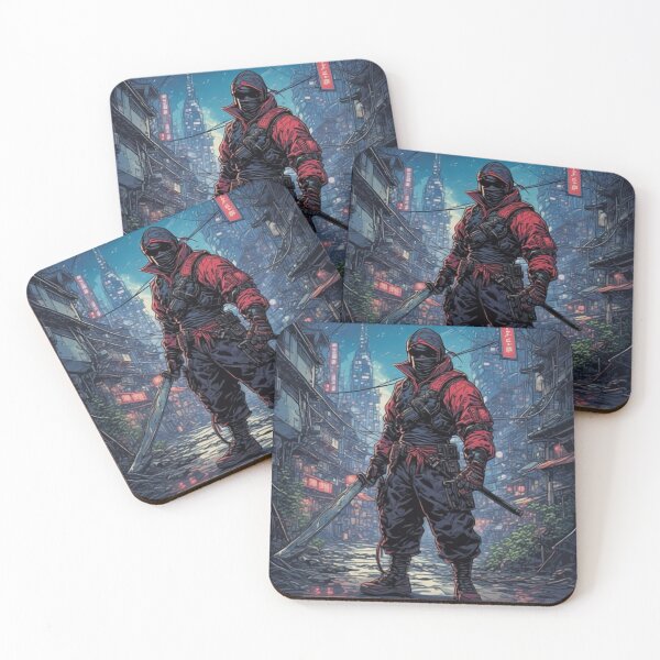 Item preview, Masked Vigilante Standing in Futuristic Street designed and sold by metalhaus.