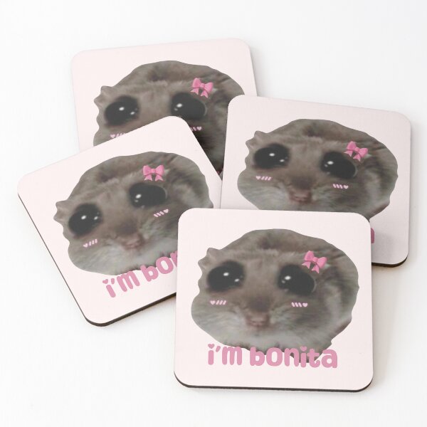 Item preview, Sad Hamster Meme - Bonita (Pretty) designed and sold by moynas.
