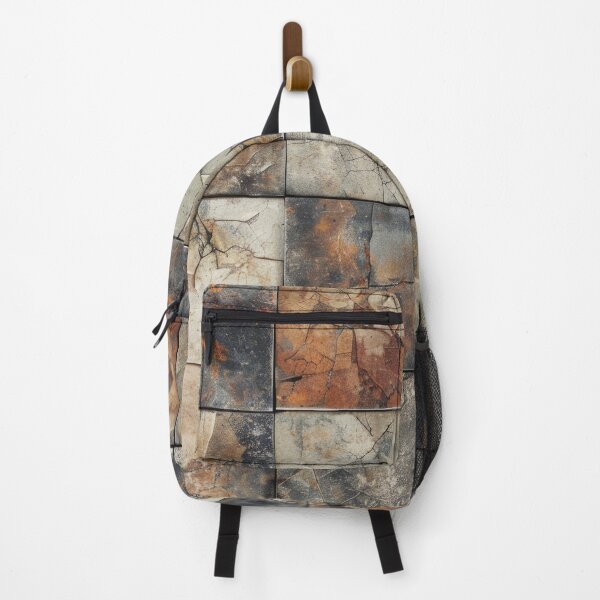 Item preview, Rust & Ruin – Cracked Industrial Tile Texture designed and sold by BMBLB-illos.