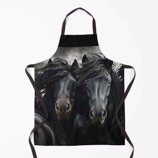 Item preview, Three Black Horse Stallions designed and sold by CritterWisdom.