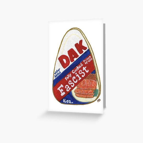 Item preview, Fully Cooked Fascist - Product of the USA - Satirical Pop Art designed and sold by NincompooX3.