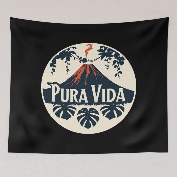 Item preview, Retro Pura Vida: Volcanoes & Nature designed and sold by Claustronautas.