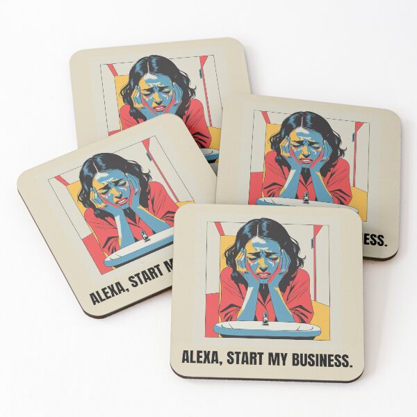 Item preview, "Alexa, Start My Business' Pop Art Humor for Entrepreneurs designed and sold by PopArtPreneur.