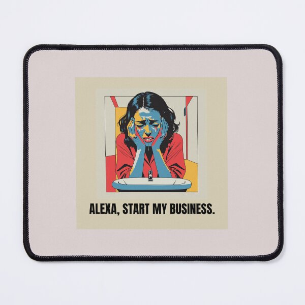 Item preview, "Alexa, Start My Business' Pop Art Humor for Entrepreneurs designed and sold by PopArtPreneur.
