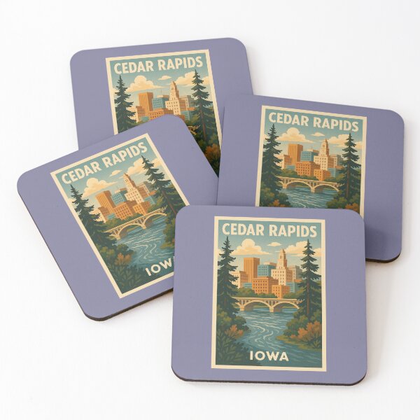 Item preview, Cedar Rapids Iowa  designed and sold by Broken Antler Designs .