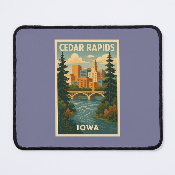 Item preview, Cedar Rapids Iowa  designed and sold by Broken Antler Designs .