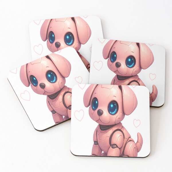 Item preview, Cyborg Pup – Kawaii Futuristic Dog designed and sold by TONSNAP.