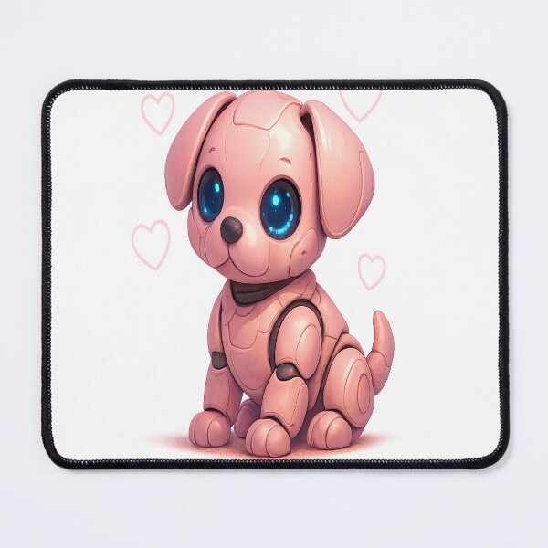Item preview, Cyborg Pup – Kawaii Futuristic Dog designed and sold by TONSNAP.