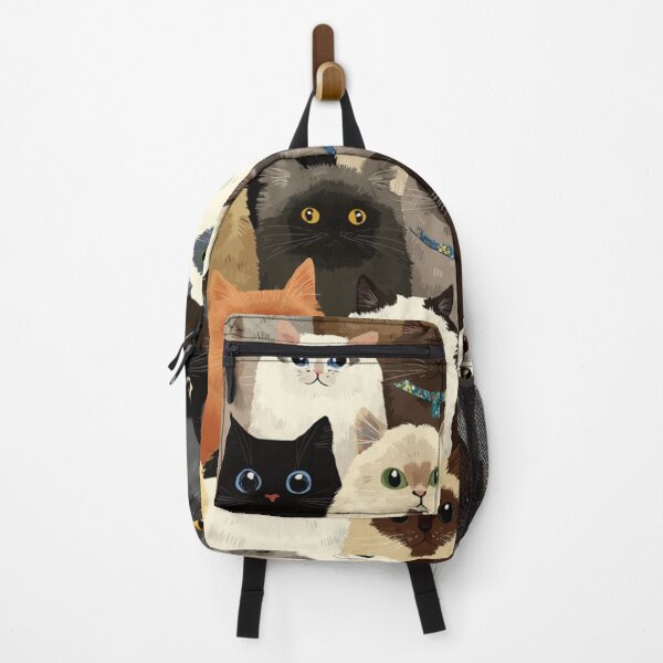 Item preview, Cat Crowd - Cute Colorful Cats Sticker designed and sold by Arthoughts.