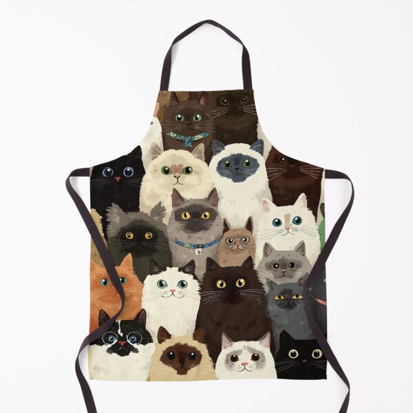 Item preview, Cat Crowd - Cute Colorful Cats Sticker designed and sold by Arthoughts.