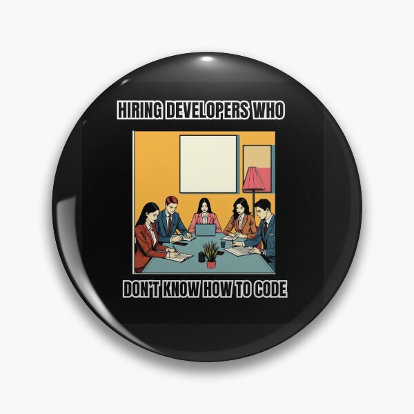 Item preview, "Hiring Developers.." Funny Pop Art for Entrepreneurs designed and sold by PopArtPreneur.