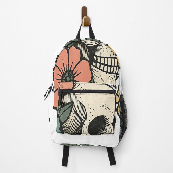 Item preview, Floral Skull Bloom – Edgy Botanical Art designed and sold by TONSNAP.