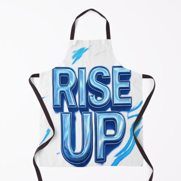 Item preview, RISE UP – 3D Motivational Bubble Text designed and sold by TONSNAP.