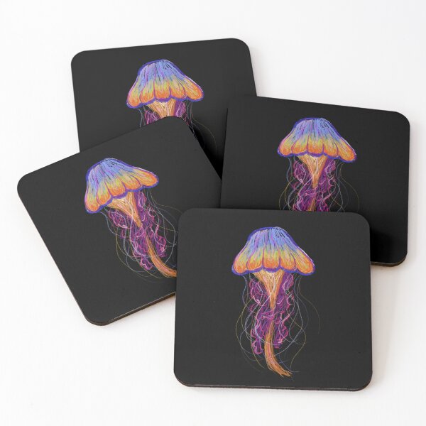 Item preview, Colorful Jellyfish designed and sold by Traktorkatt.