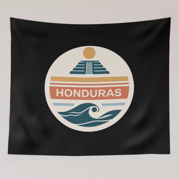 Item preview, Retro Honduras: Beaches, Copan & Mayan Heritage designed and sold by Claustronautas.